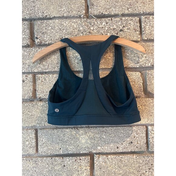 Lululemon Black Racerback Sports Bra Size S - Picture 3 of 5